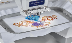 Embroidery sample